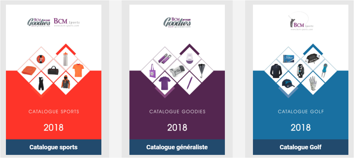 Mise en ligne de nos nouveaux catalogues 2018 | BCM Sports