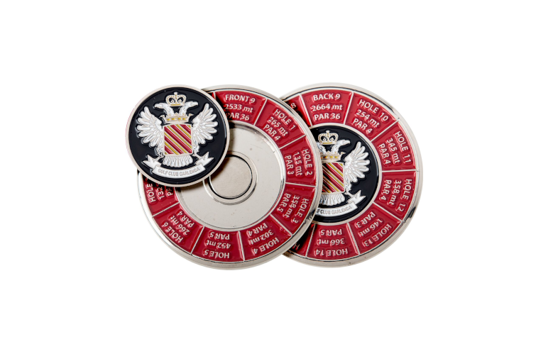 Marque-balle-yardage holder