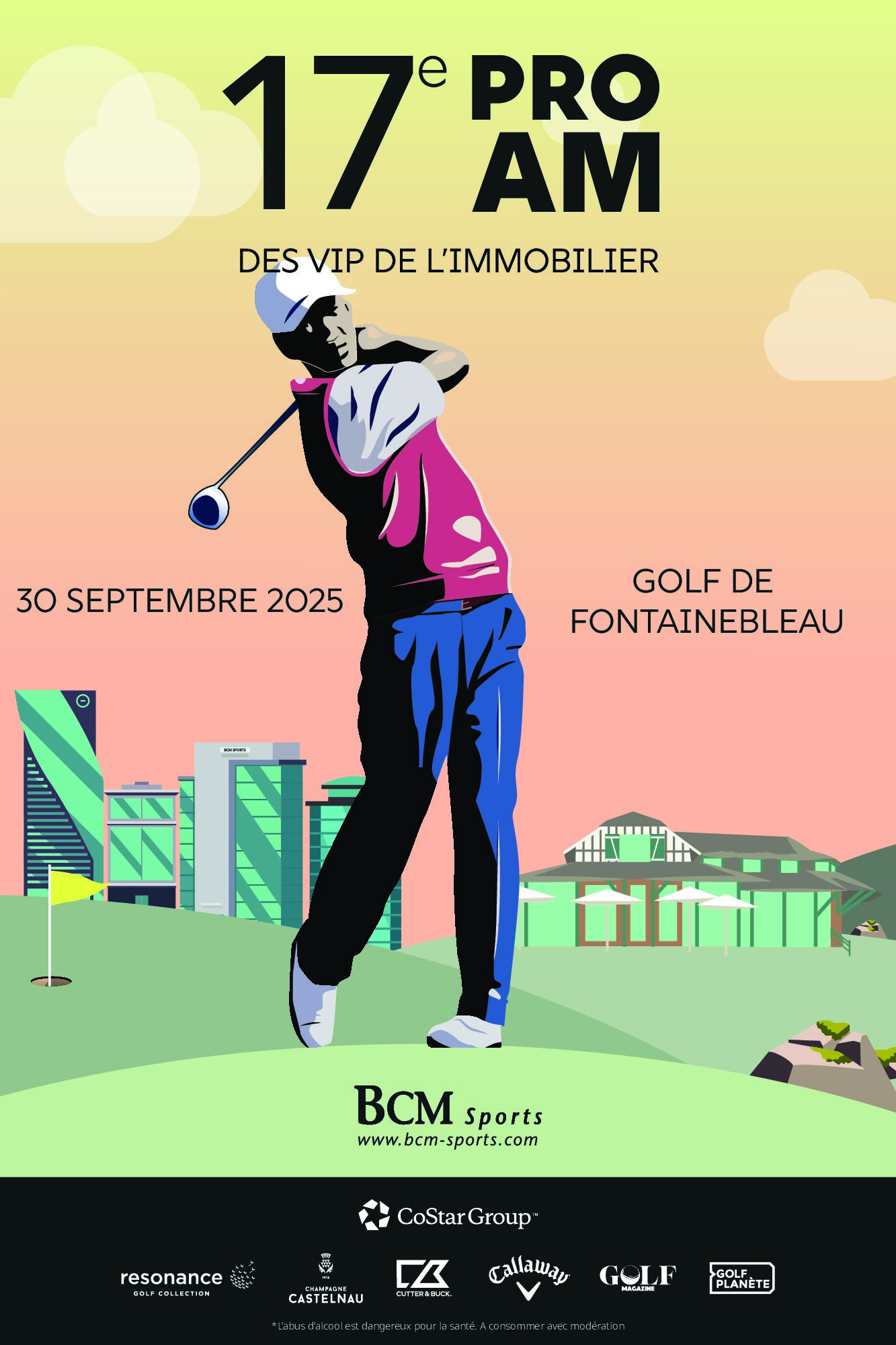 Affiche - Pro Am des VIP de l'immobilier