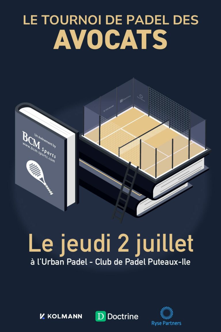 Affiche – Padel des Avocats