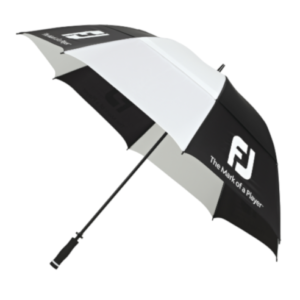 Parapluie de golf noir et blanc FootJoy