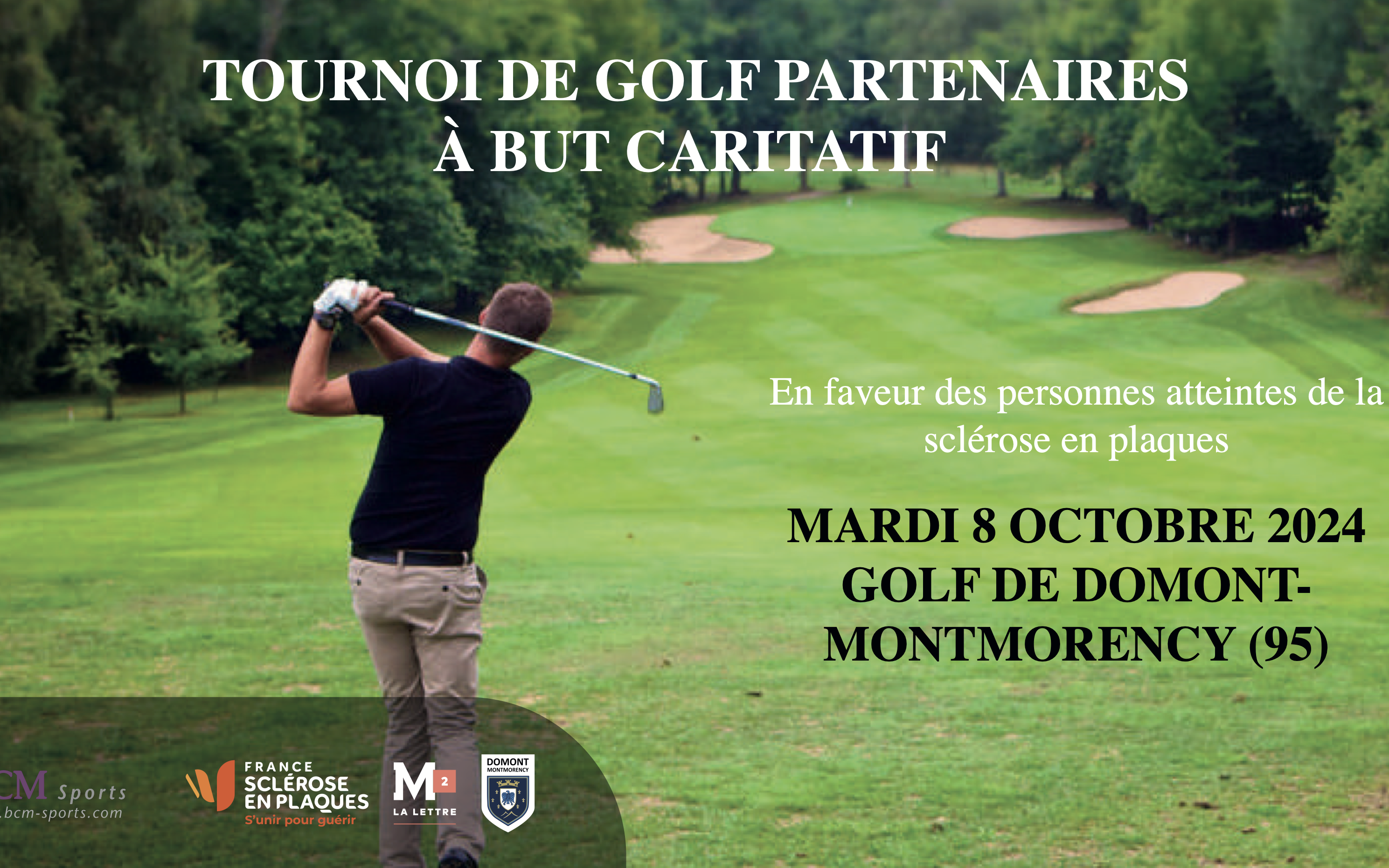 Tournoi de golf partenaires de la fondation France Sclérose en Plaques