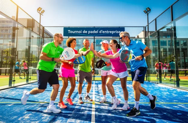 Tournoi de padel en entreprise