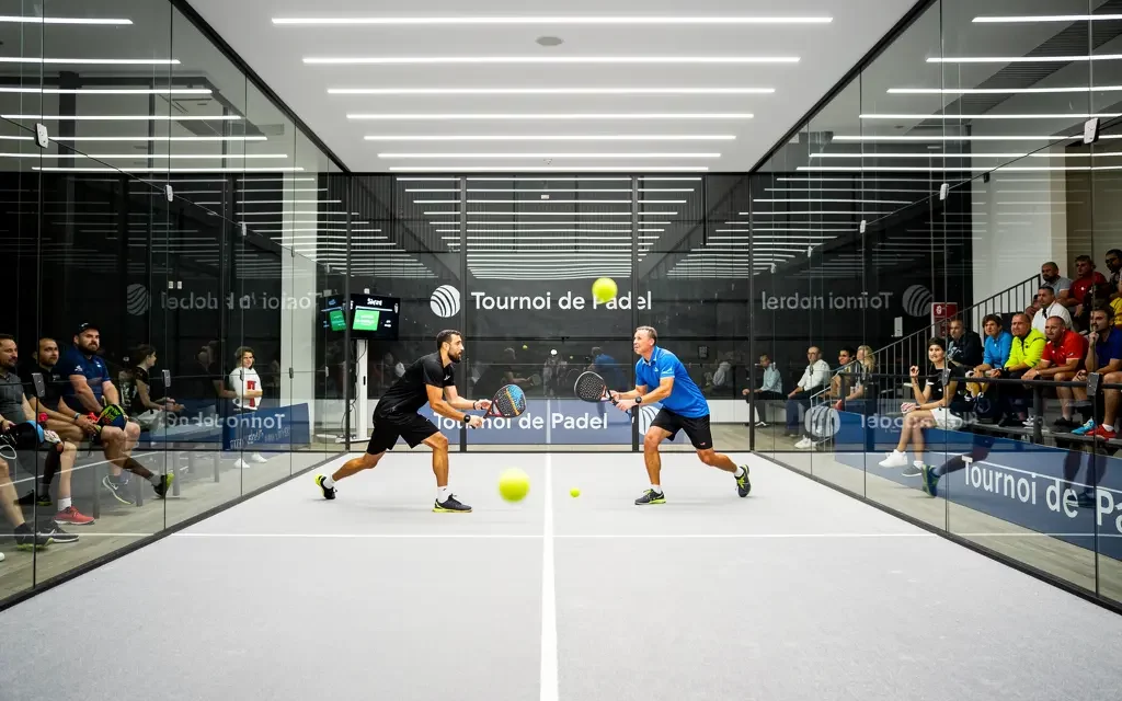Tournoi de padel en entreprise