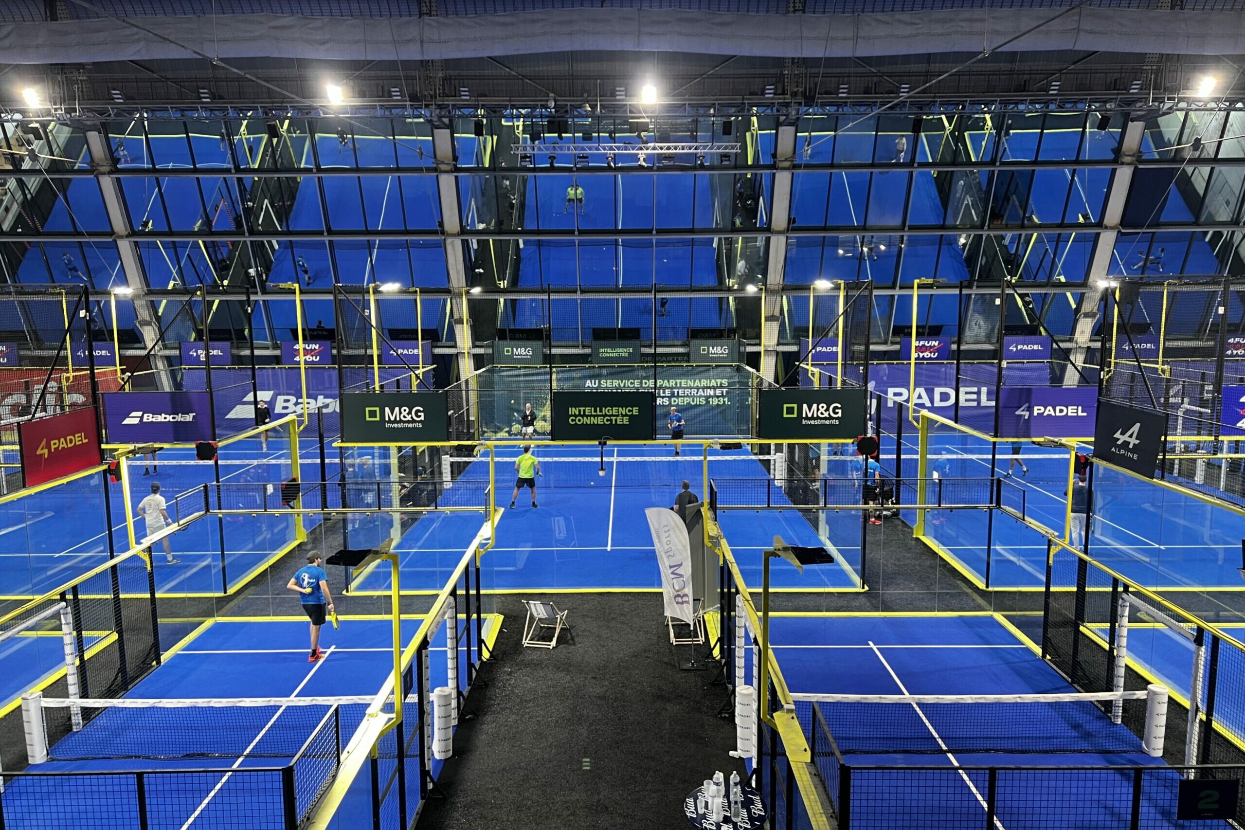 Terrains de padel au 4padel de Boulogne-Billancourt