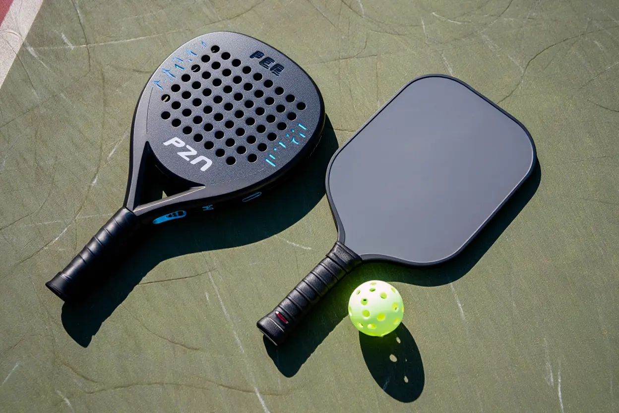 Raquette padel et paddle pickleball comparaison