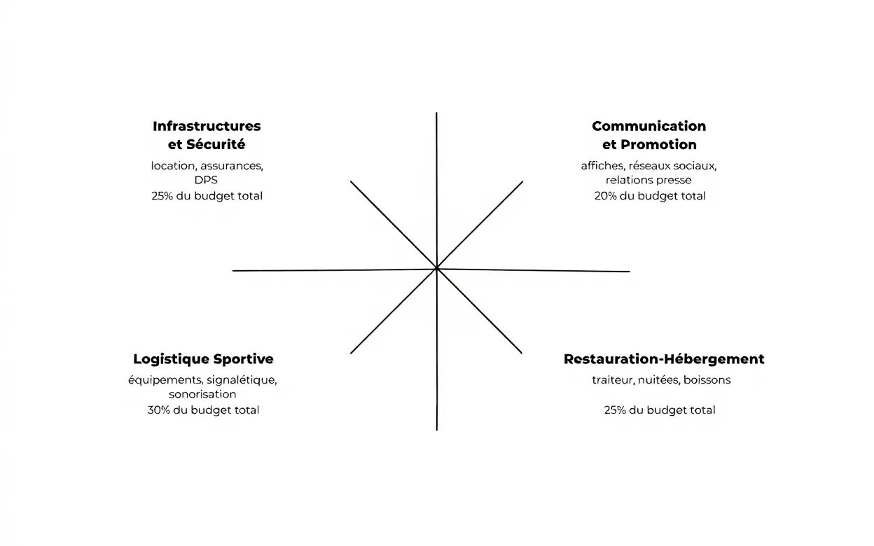 Catégories budgétaires événement sportif