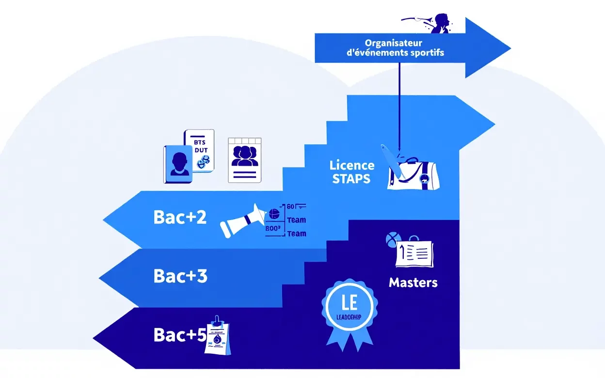 Niveaux de formation en événementiel sportif