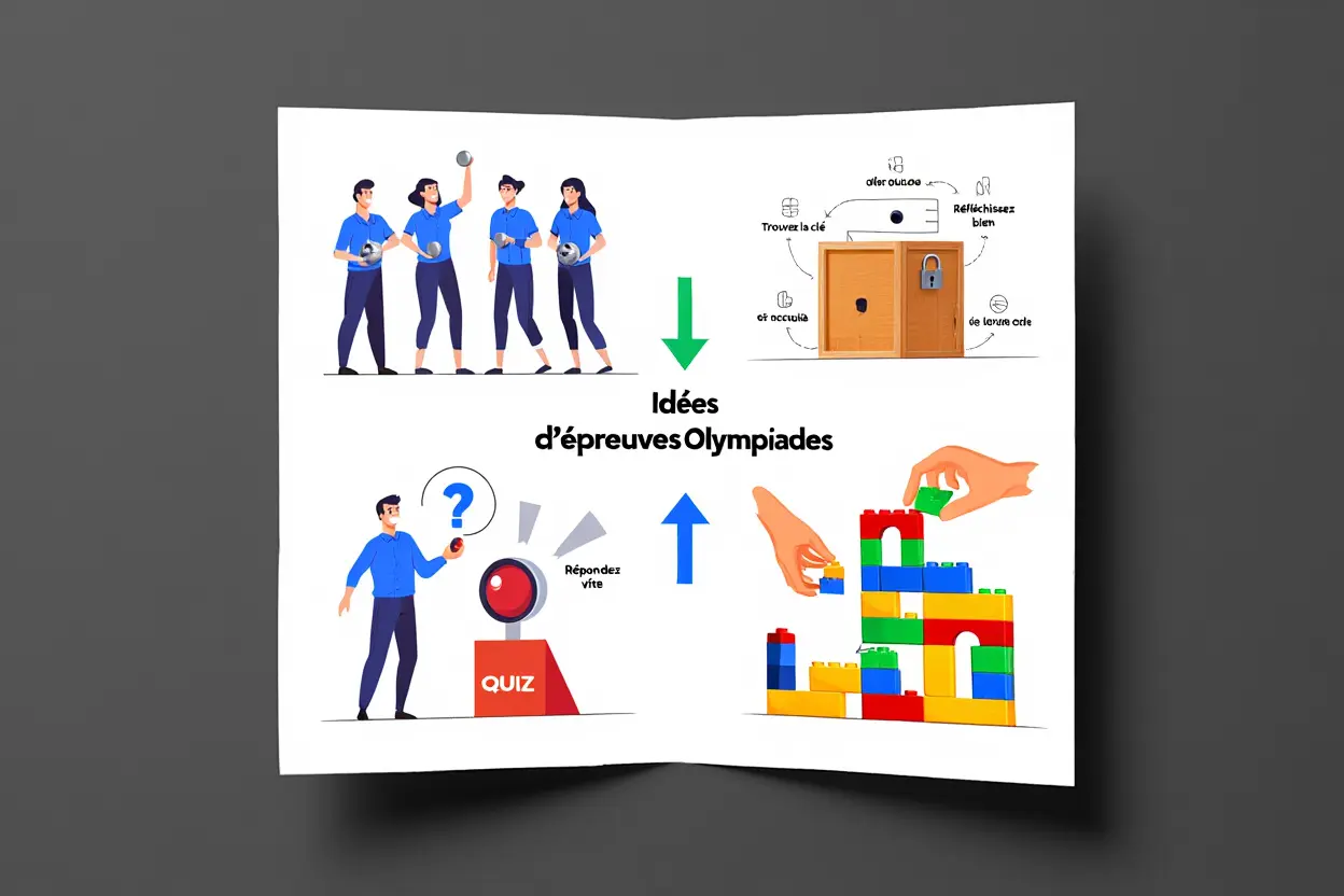 Quatre idées d'activités pour olympiades d'entreprise