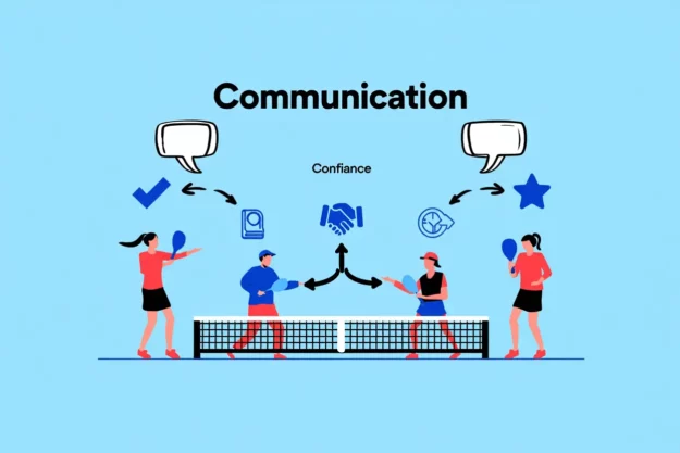 Communication entre joueurs de padel
