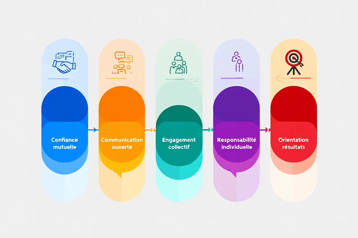 Les 5 piliers de la cohésion d'équipe