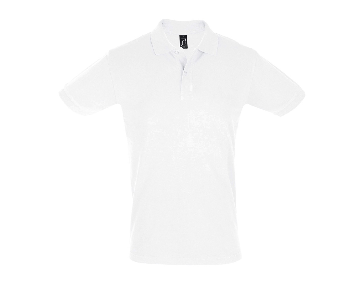 POLO PERFECT MEN-Blanc Polo Perfect personnalisable blanc en coton piqué – polo homme à broder ou floquer