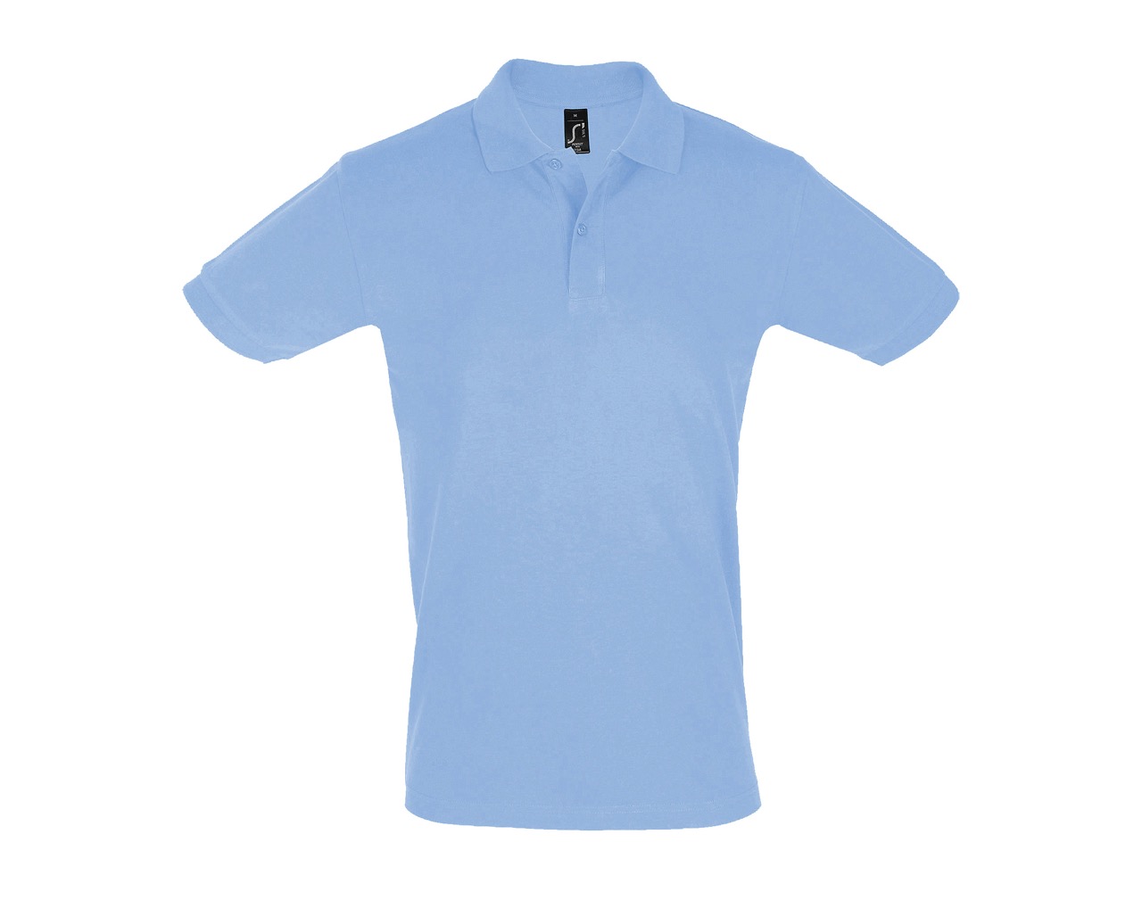 POLO PERFECT MEN-Ciel Polo Perfect personnalisable ciel en coton piqué – polo homme à broder ou floquer