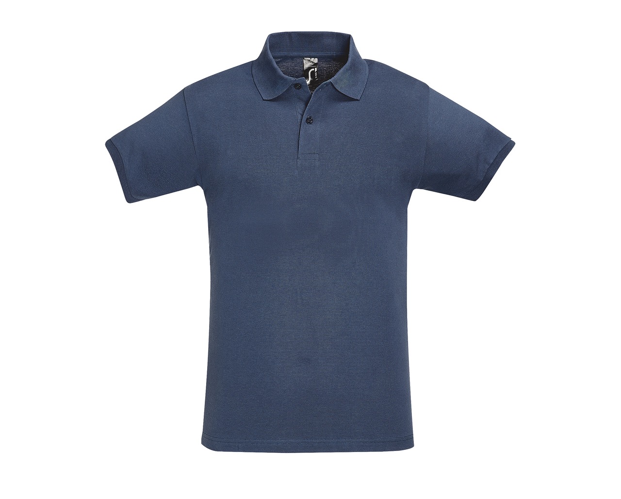 POLO PERFECT MEN-Denim Polo Perfect personnalisable denim en coton piqué – polo homme à broder ou floquer