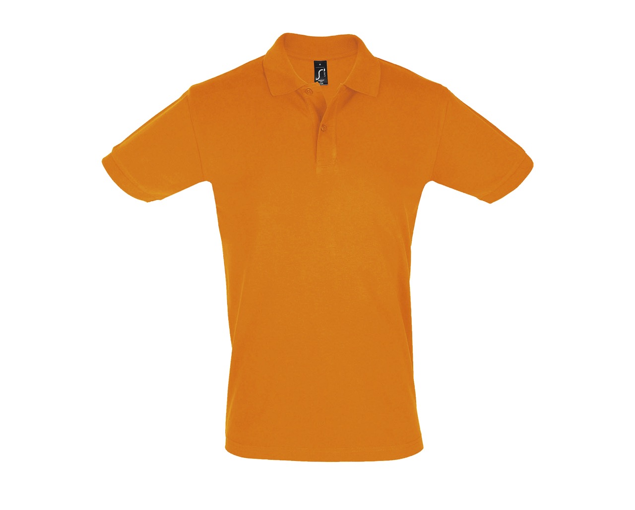 POLO PERFECT MEN-Orange Polo Perfect personnalisable orange en coton piqué – polo homme à broder ou floquer