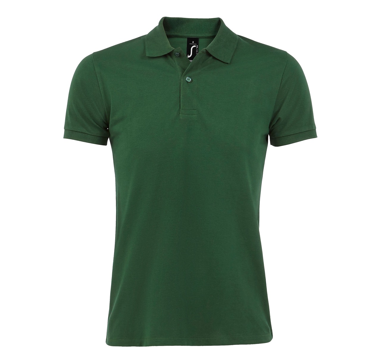 POLO PERFECT MEN-Vert bouteille Polo Perfect personnalisable vert bouteille en coton piqué – polo homme à broder ou floquer