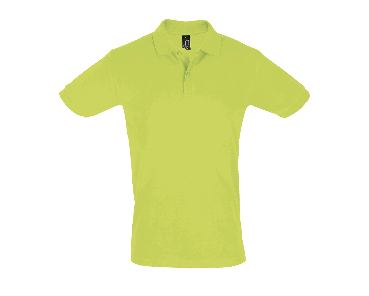 POLO PERFECT MEN-Vert pomme Polo Perfect personnalisable vert pomme en coton piqué – polo homme à broder ou floquer