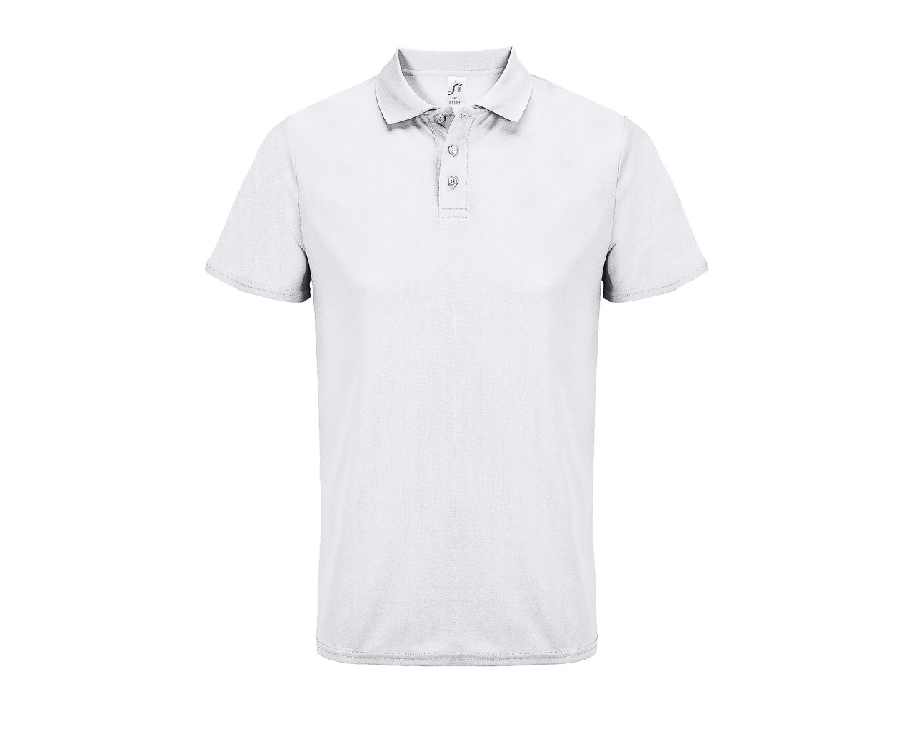 POLO PITCHER-Blanc Polo Pitcher personnalisable blanc – polo homme respirant à broder ou floquer