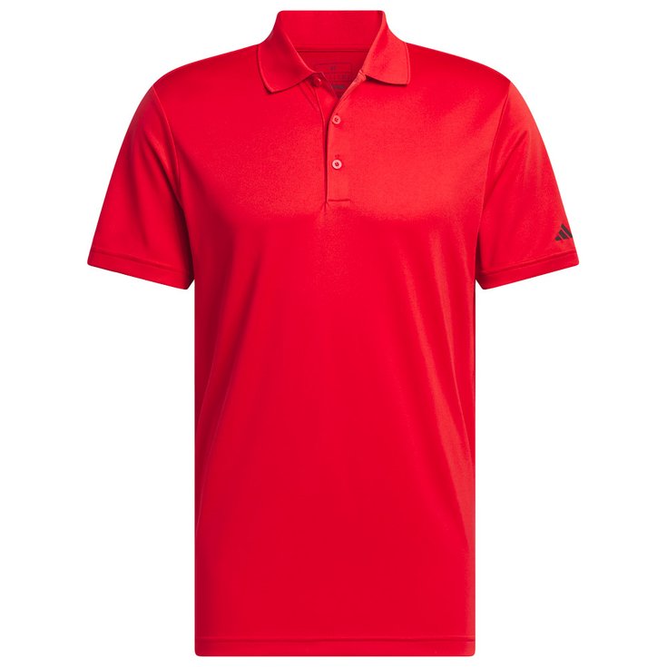 Polo Adidas Performance - Collegiate Red Polo Adidas Performance rouge personnalisable – polo de golf homme à broder ou floquer